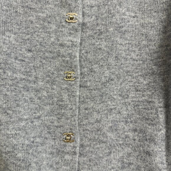 Chanel gray Cardigan Size 36 - Picture 5 of 12